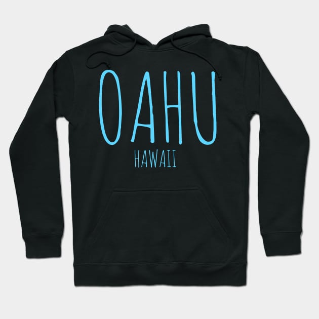 Oahu Hawaii Hoodie by Coreoceanart